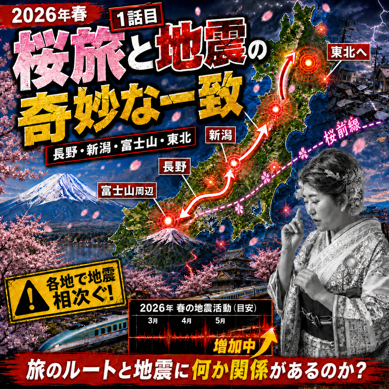 桜旅と地震の予兆、私が見た日本列島のエネルギーその1